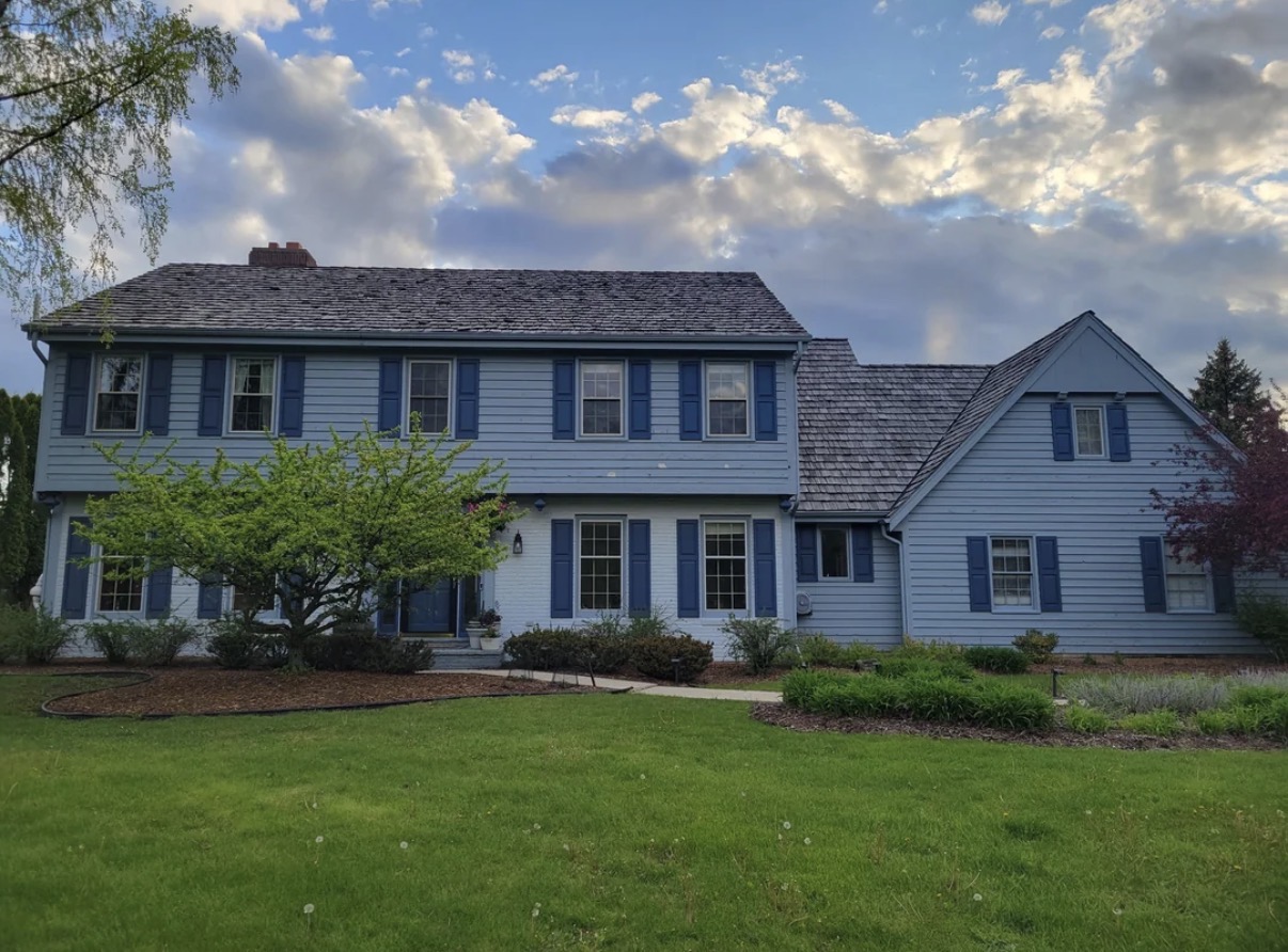 Original house before painting