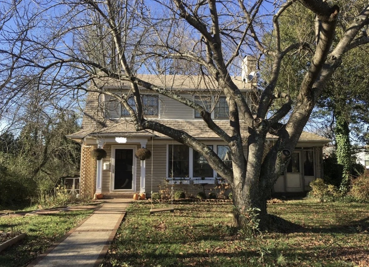 Original house before painting