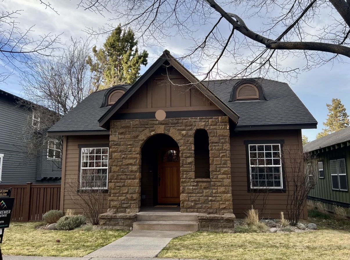Original house before painting