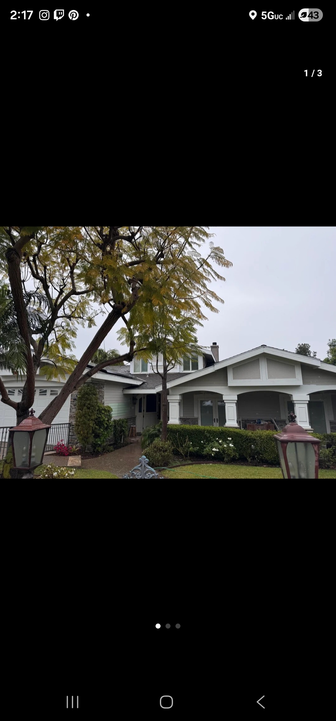 House exterior before AI paint visualization