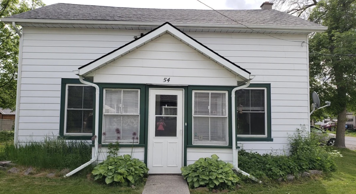 Original house before painting