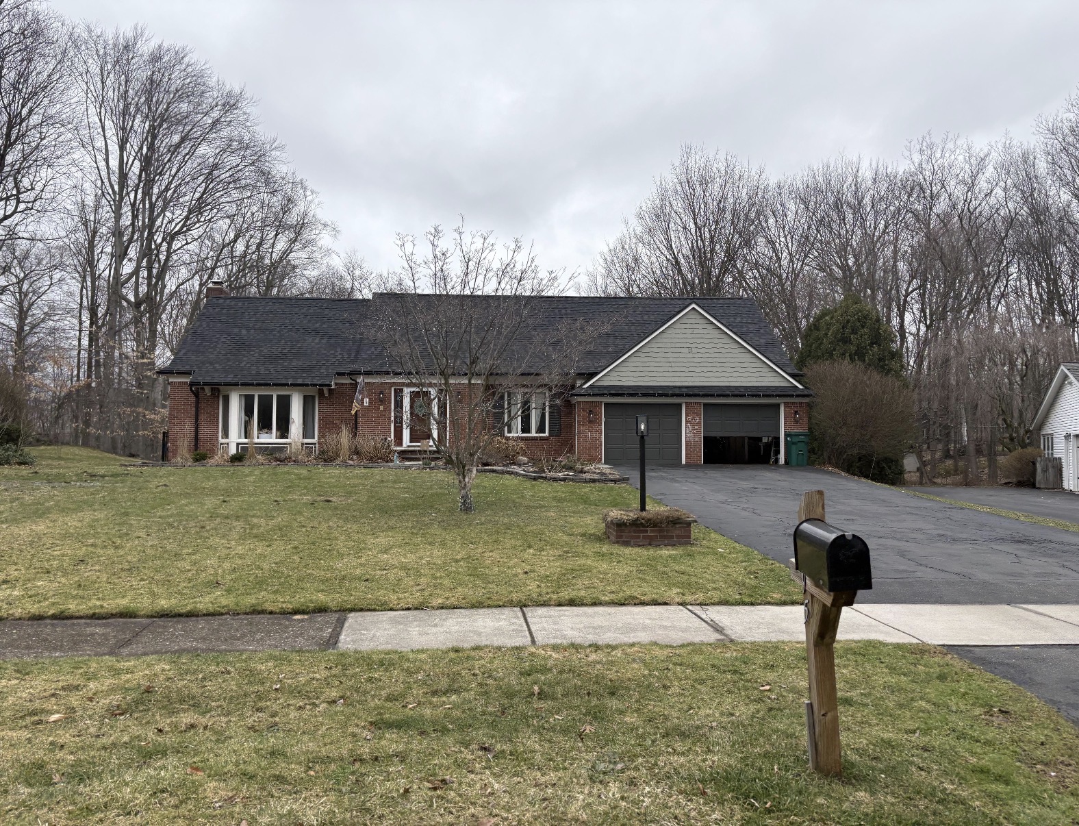 Original house before painting