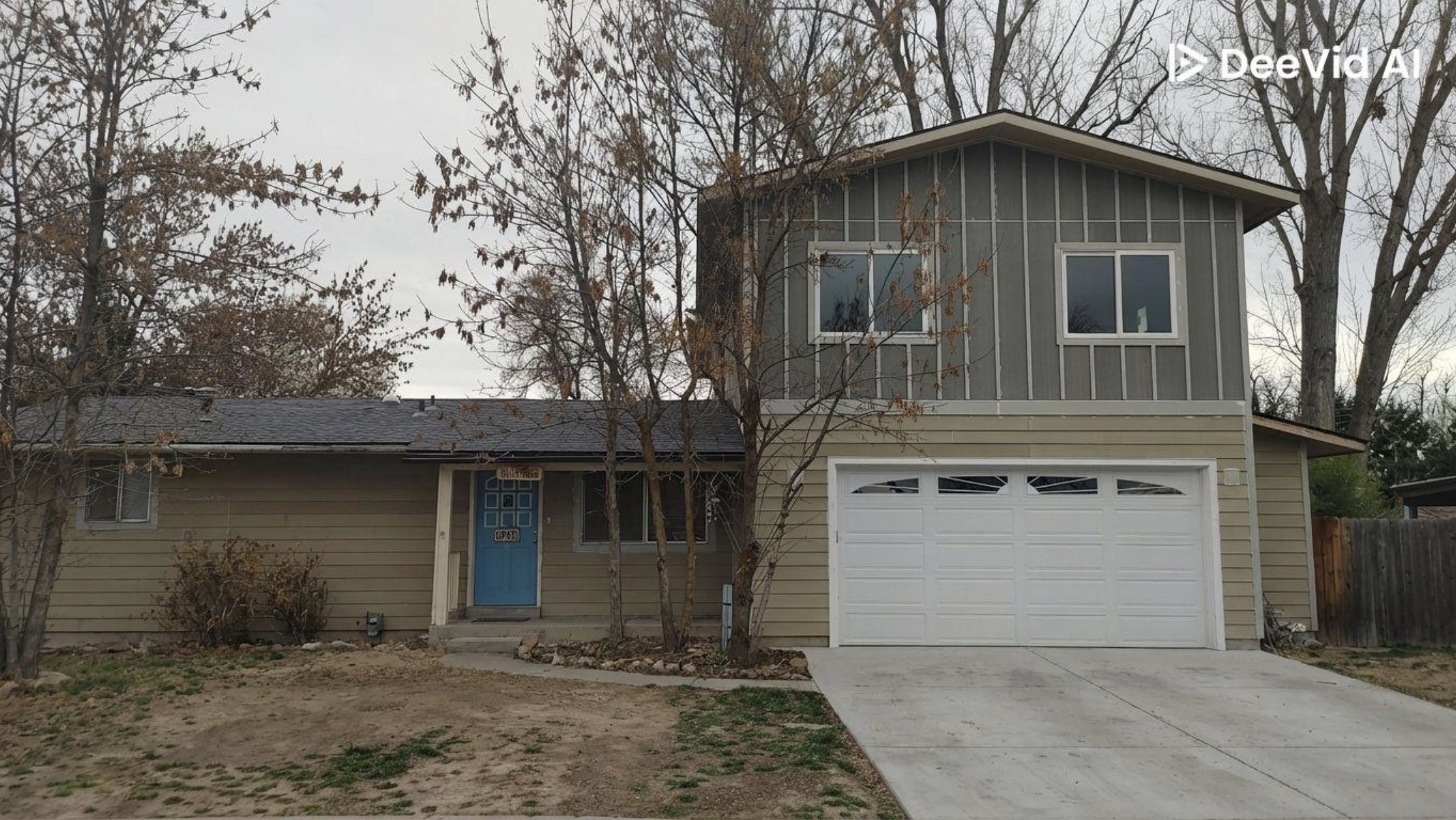 Original house before painting