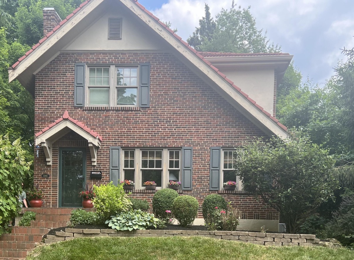 Original house before painting