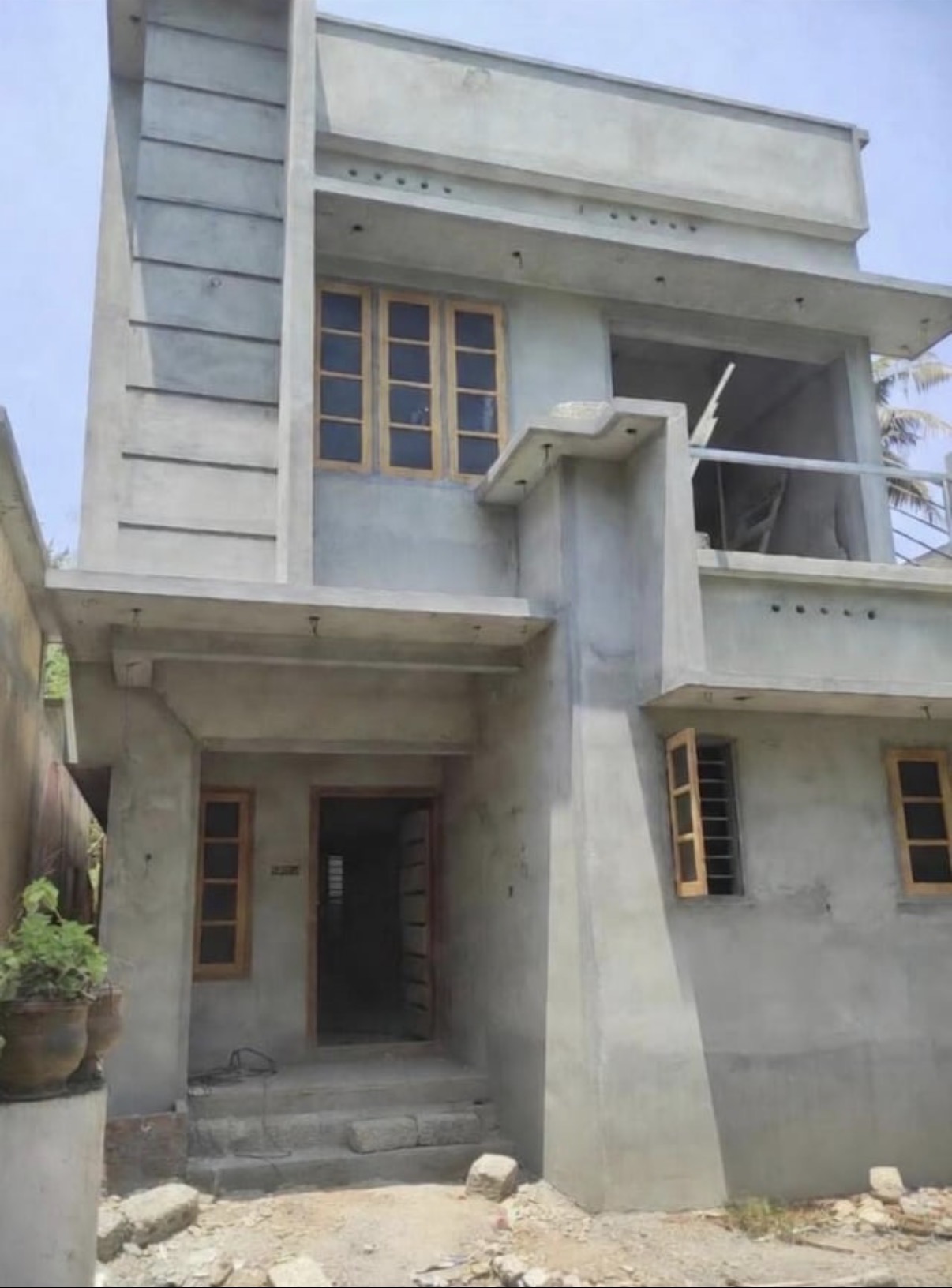 Original house before painting