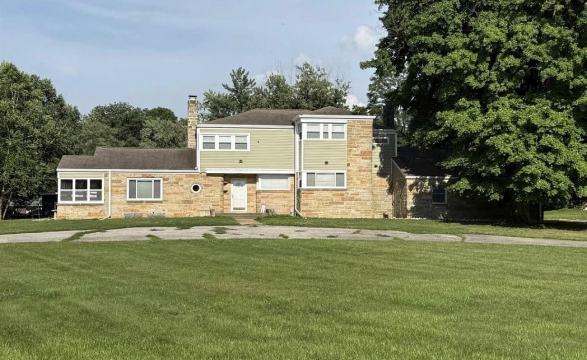 Original house before painting