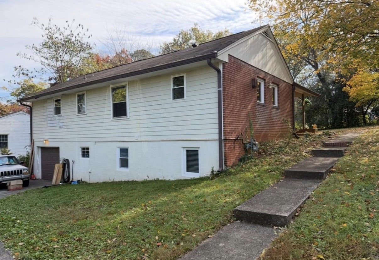 Original house before painting