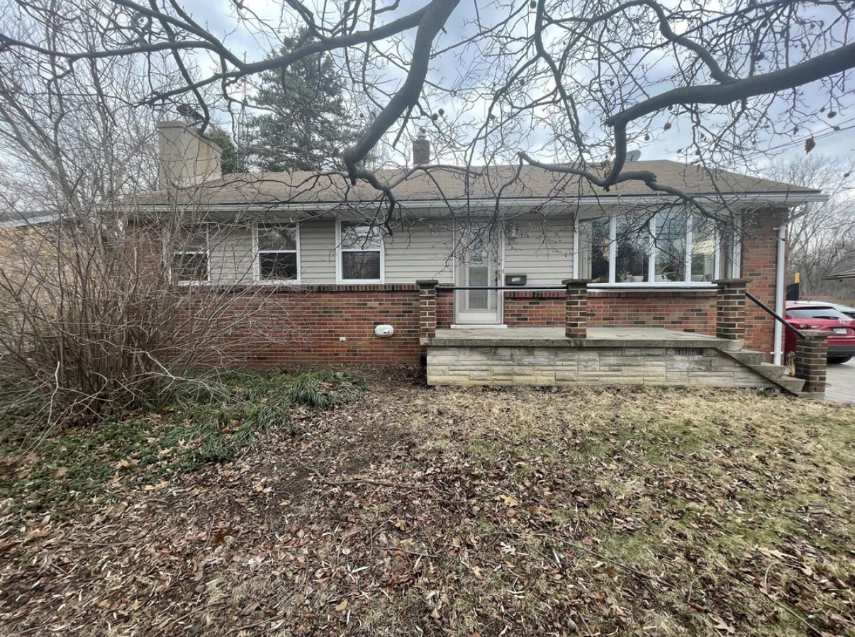 Original house before painting