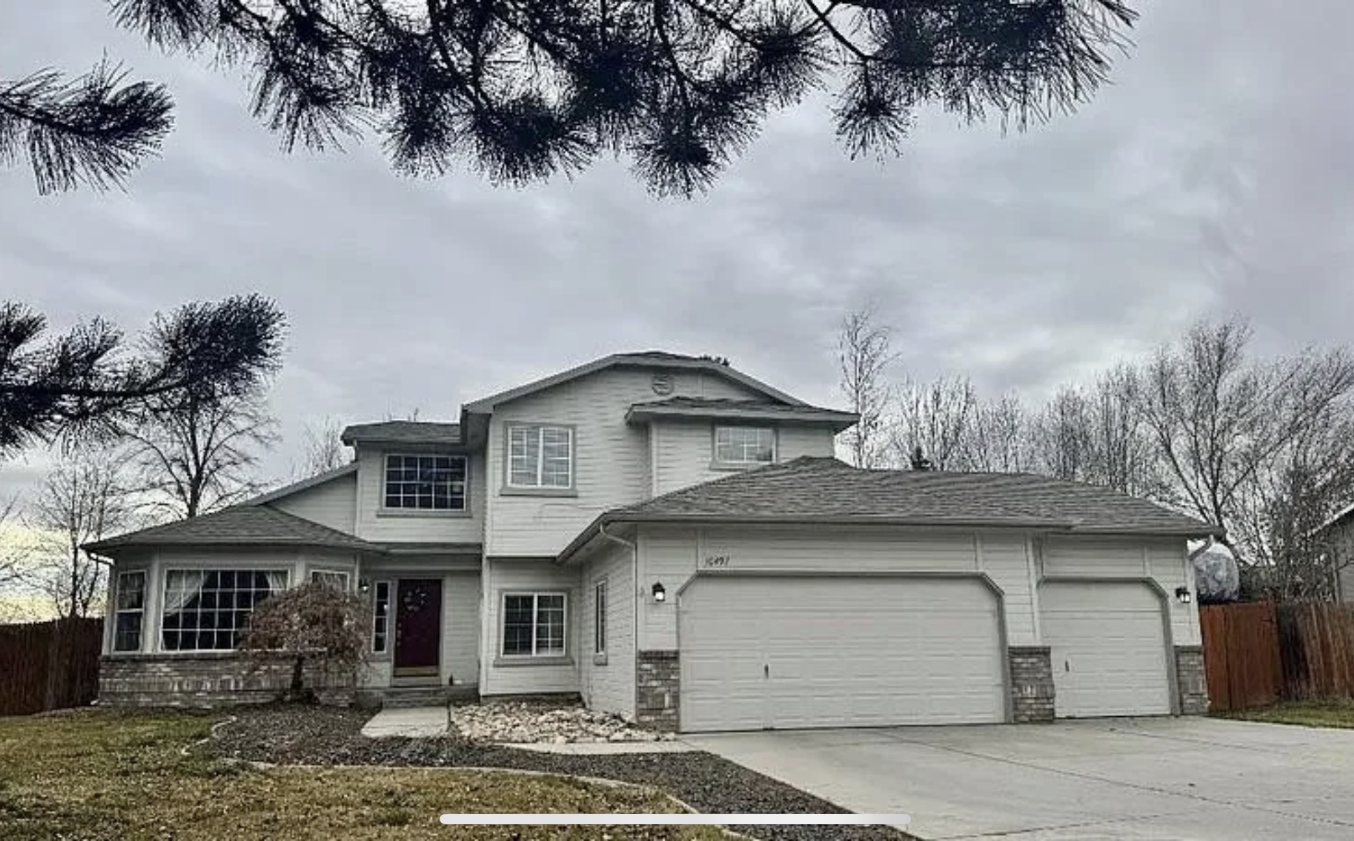 Original house before painting