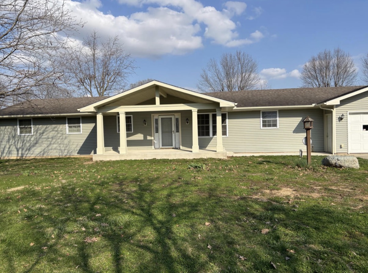 Original house before painting