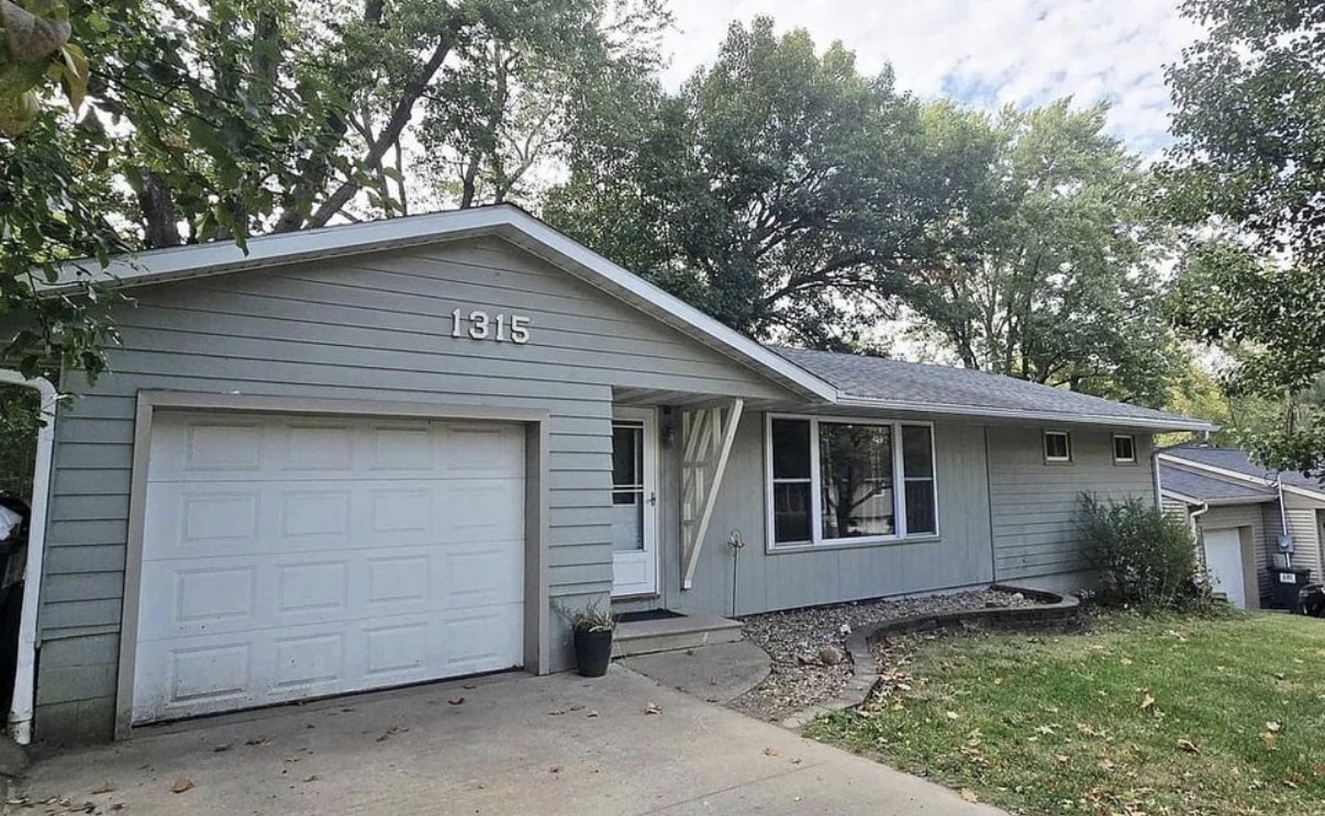 Original house before painting