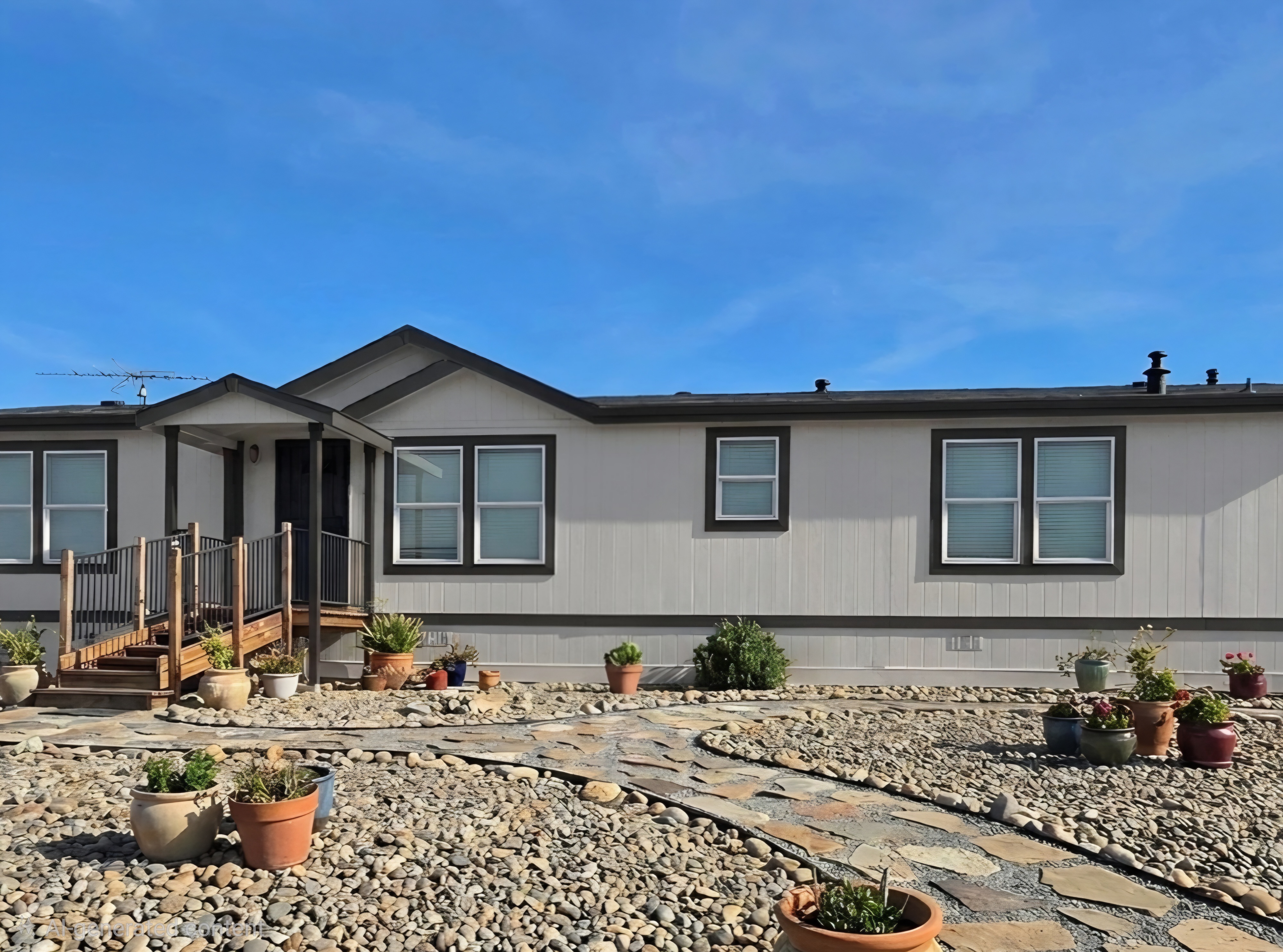 House exterior before AI paint visualization