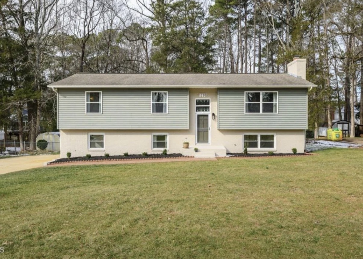 Original house before painting