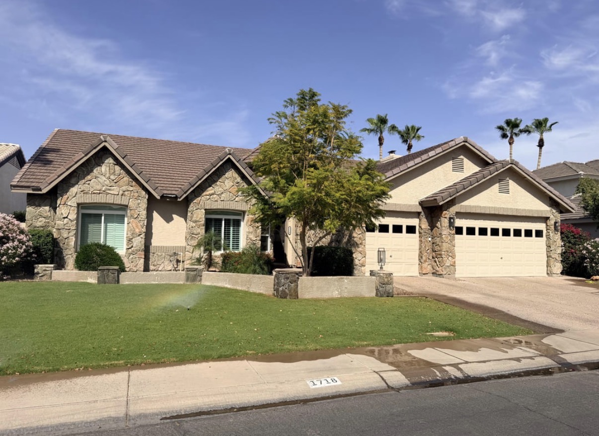 Original house before painting