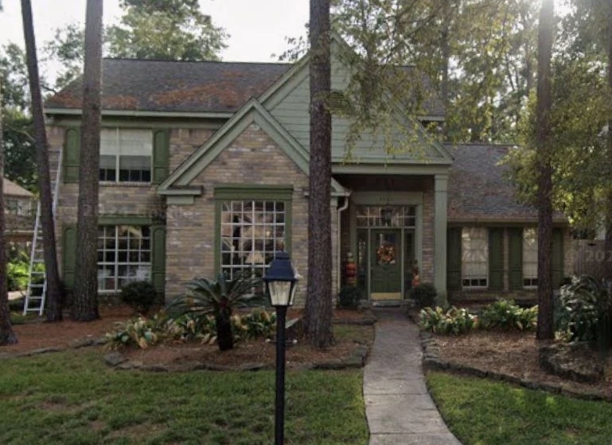 Original house before painting