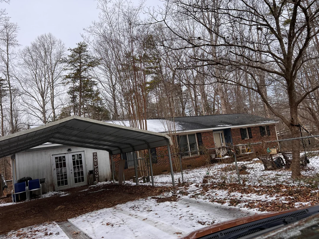 Original house before painting