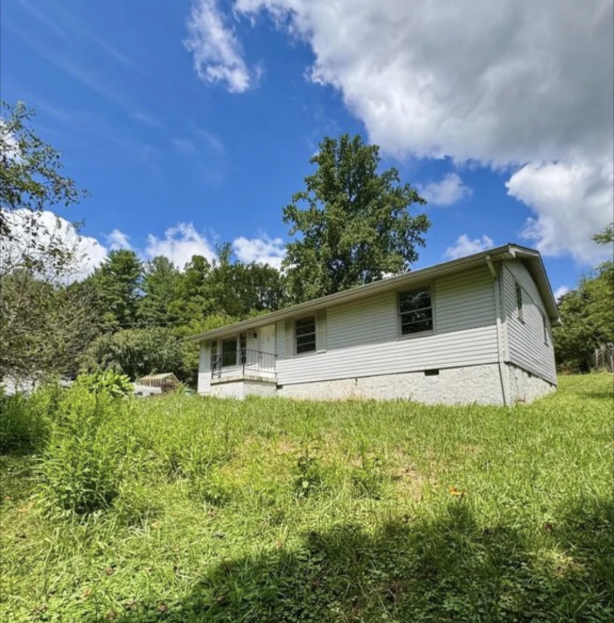 Original house before painting