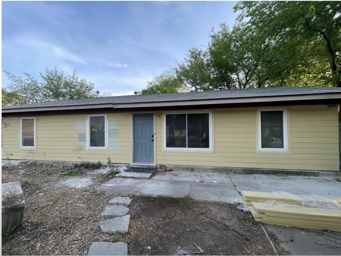 Original house before painting
