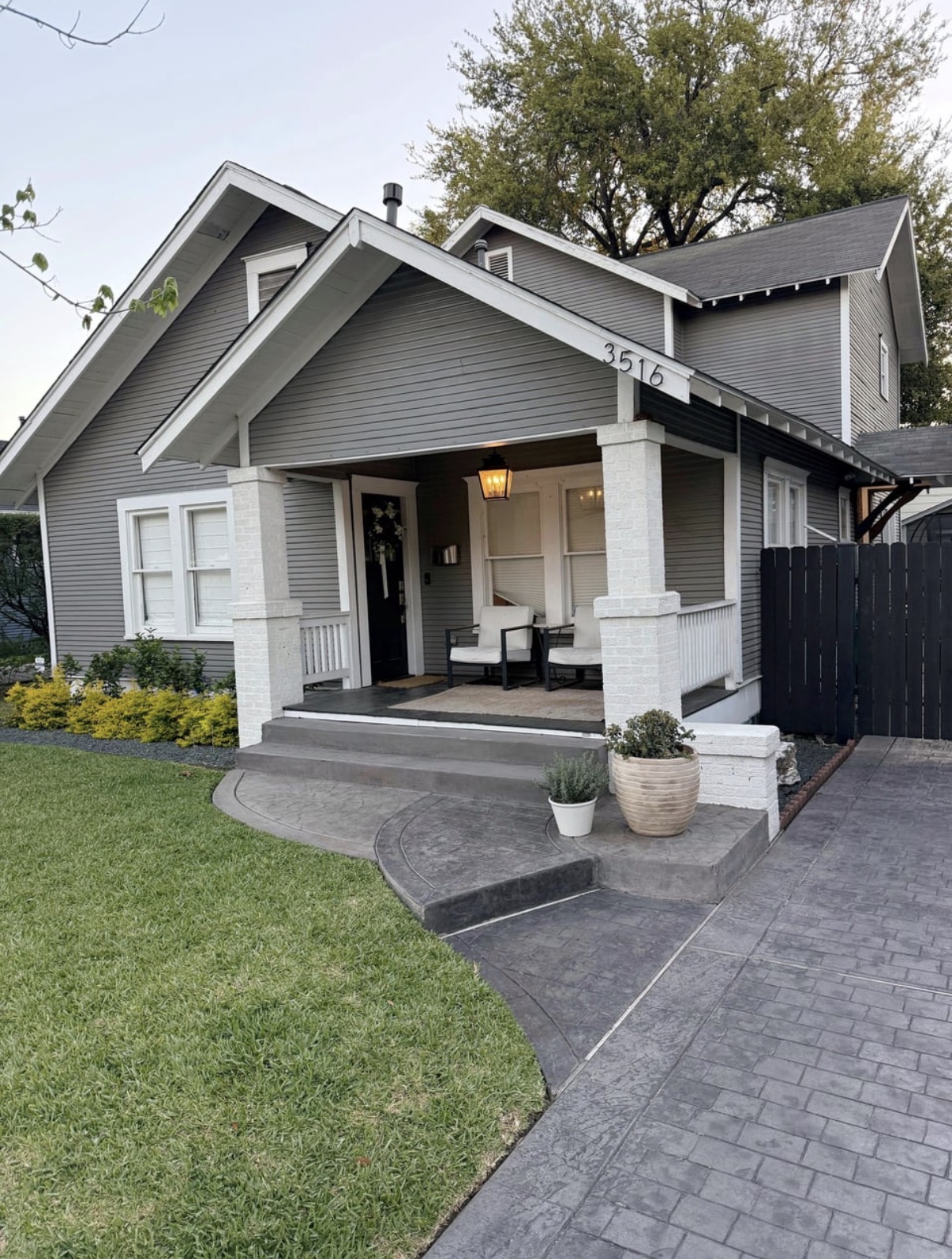 Original house before painting