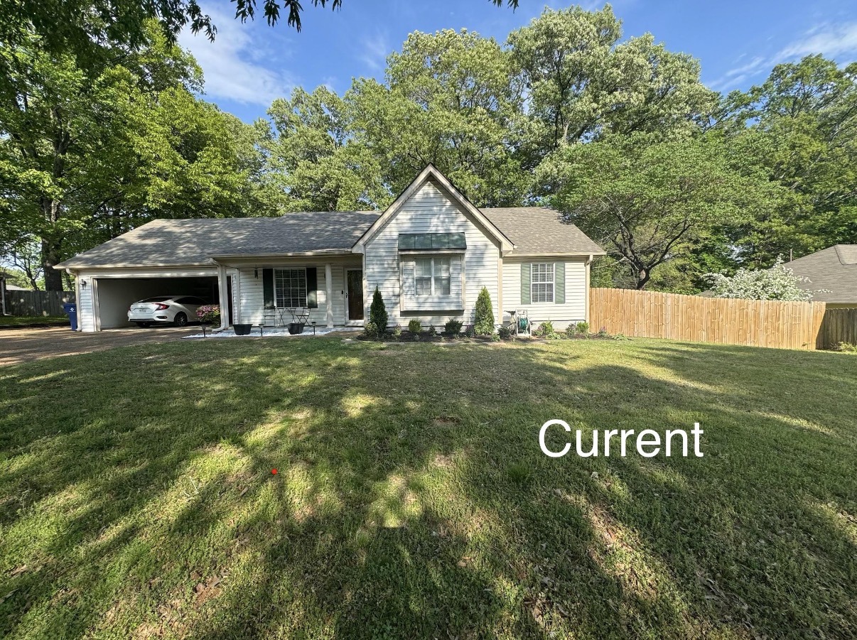 Original house before painting