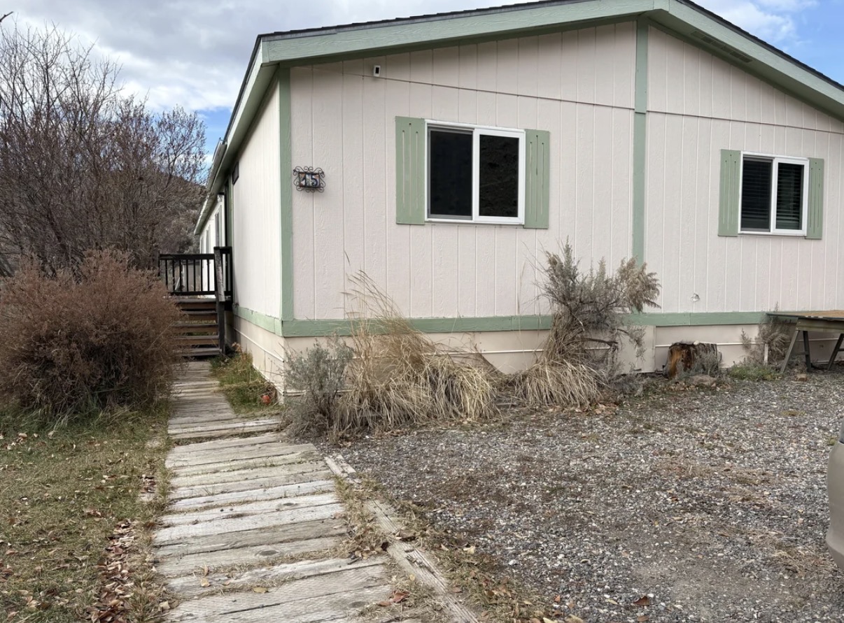 Original house before painting