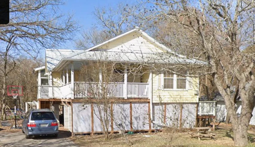 Original house before painting