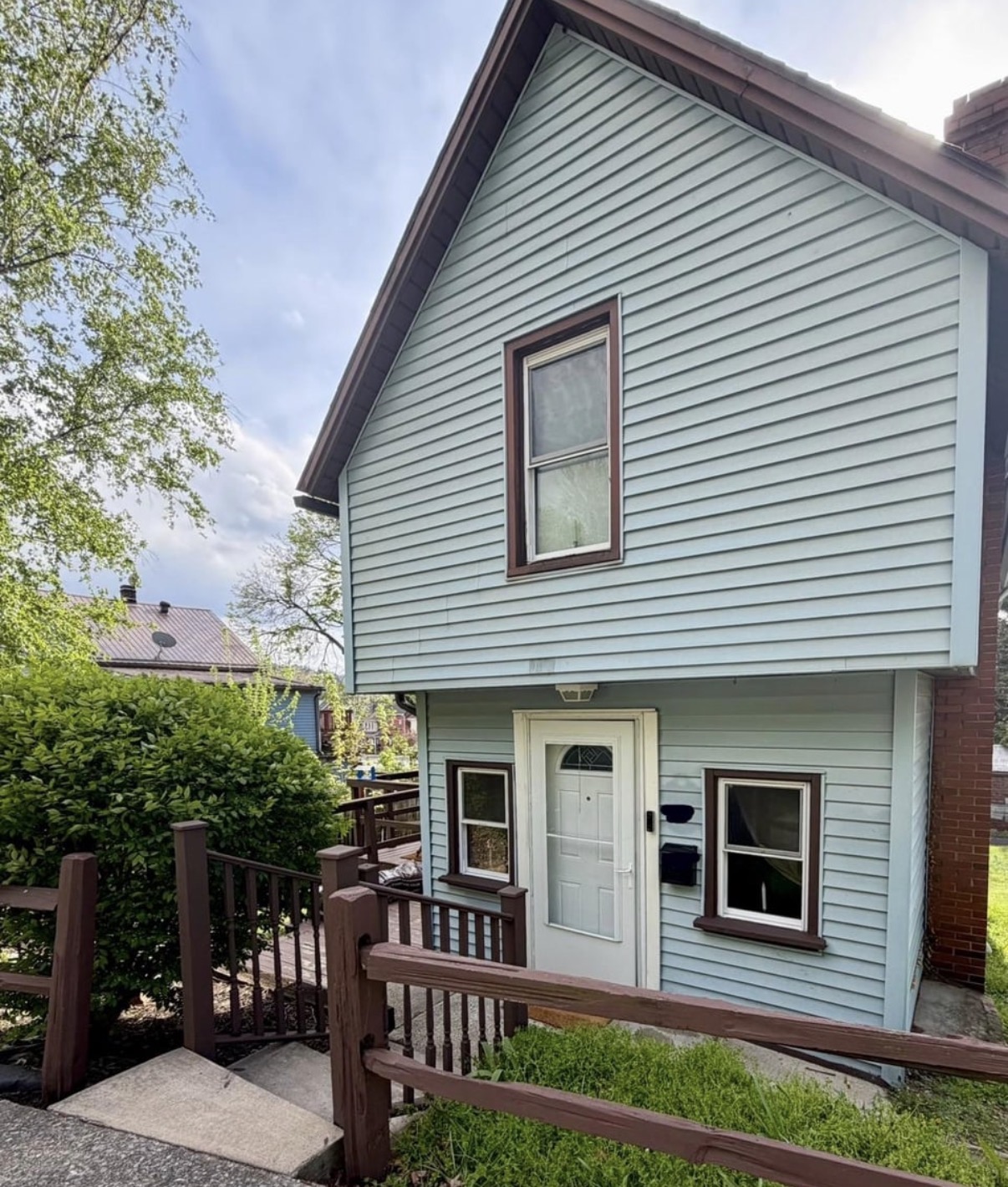 Original house before painting