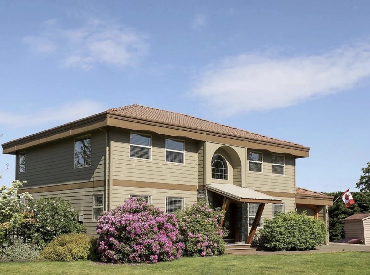 Original house before painting