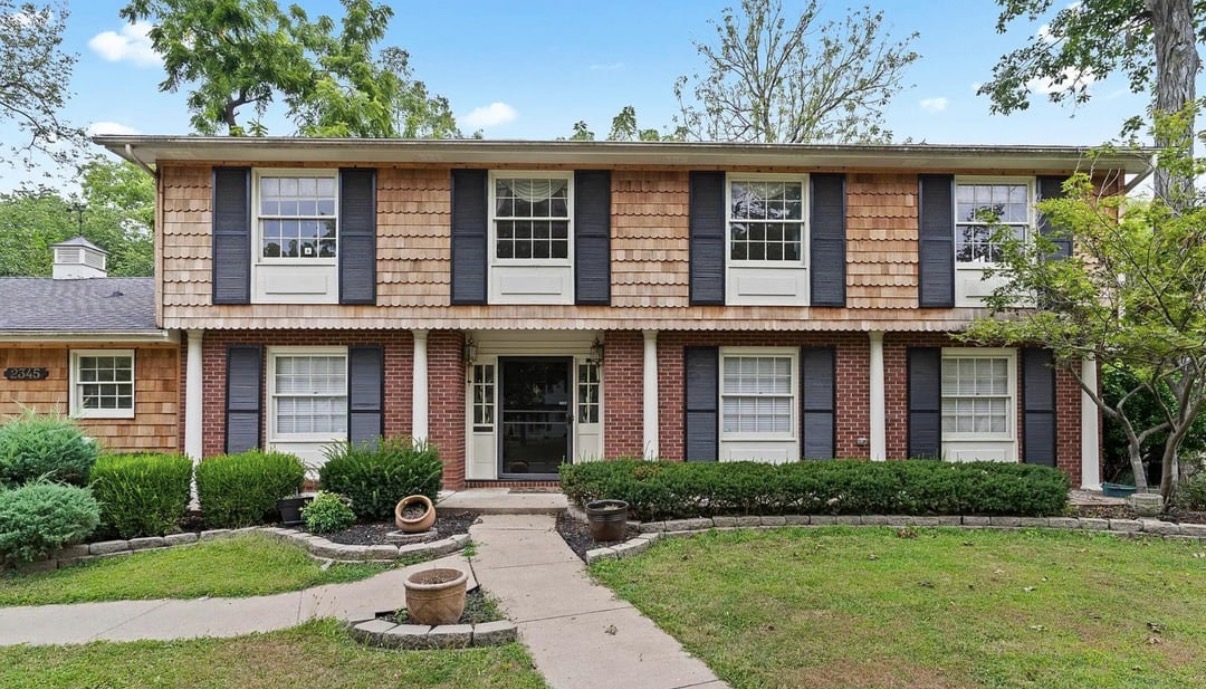 Original house before painting