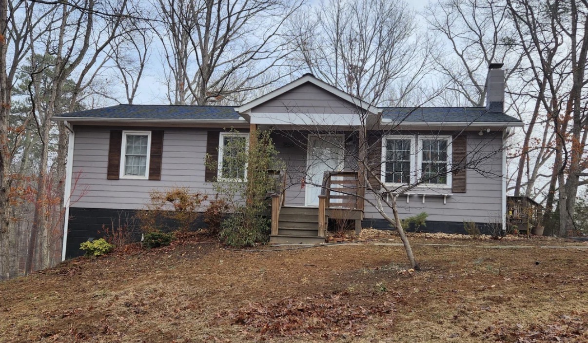 Original house before painting