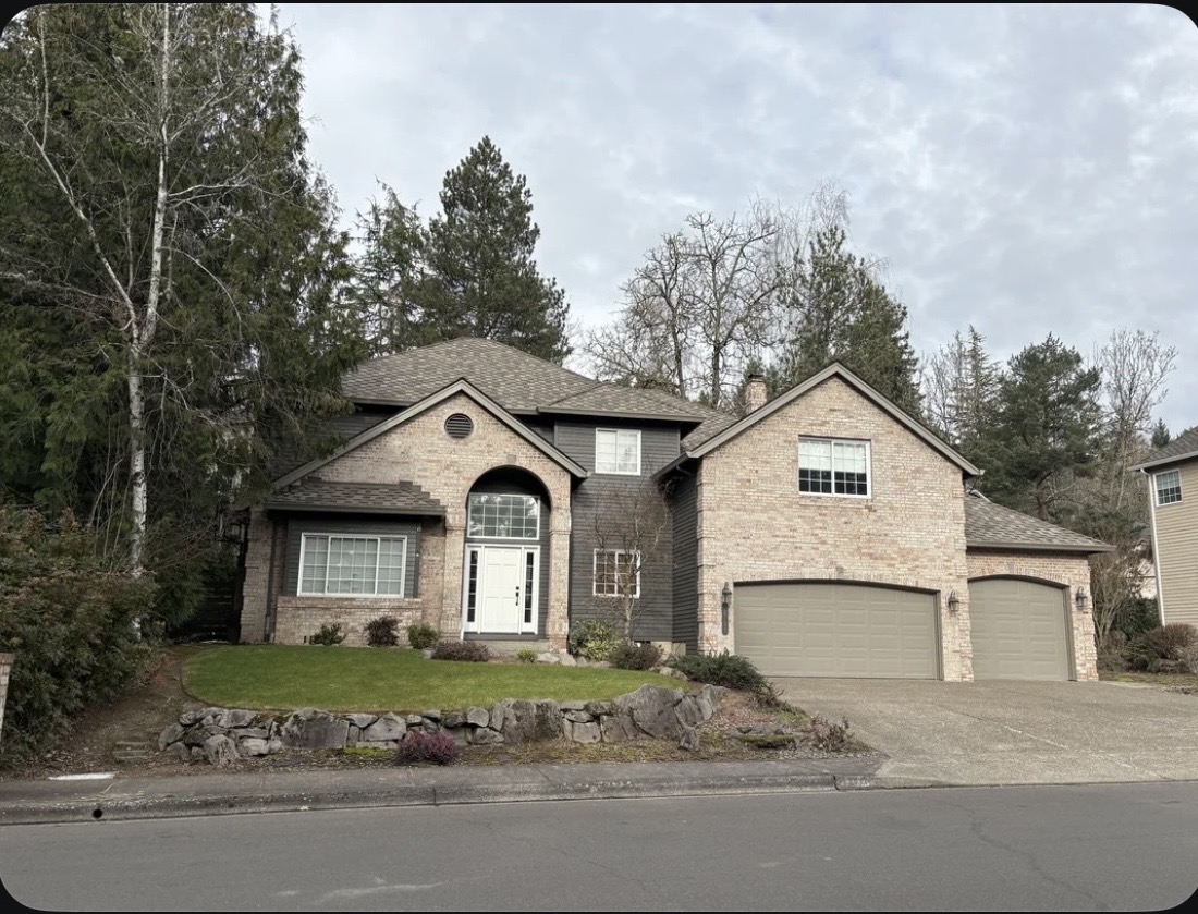 Original house before painting