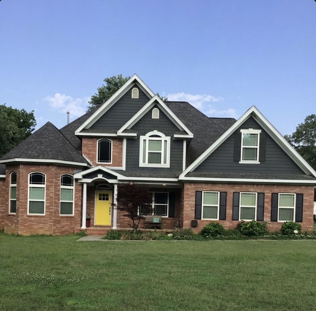 Original house before painting