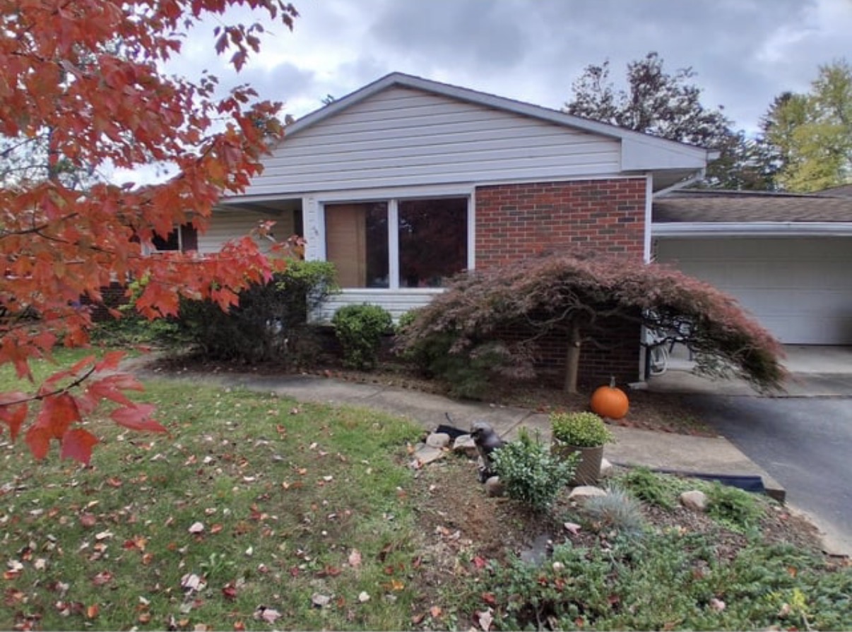 Original house before painting