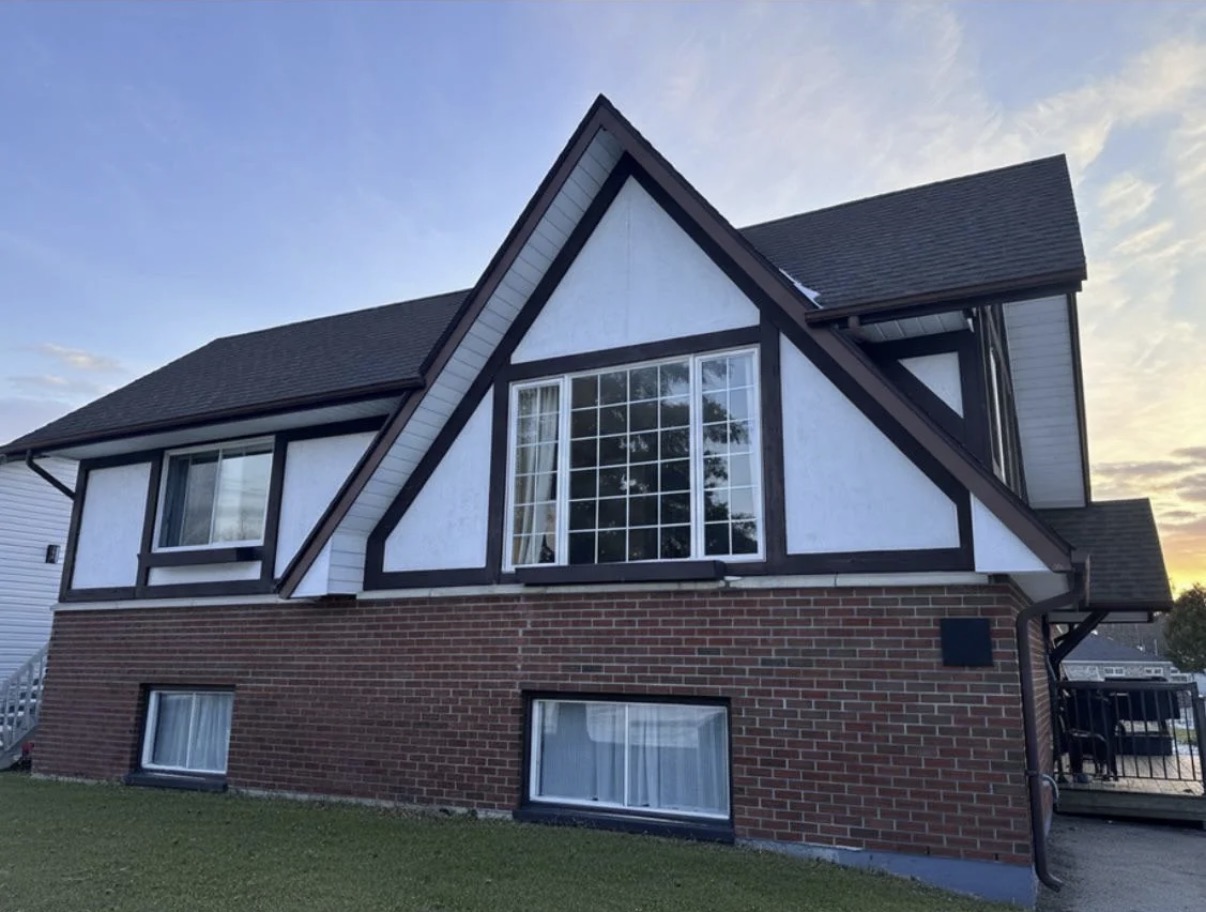 Original house before painting