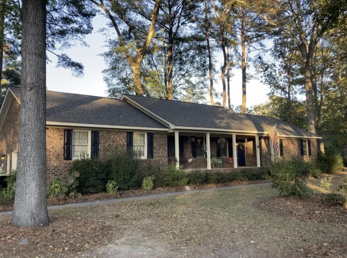 Original house before painting