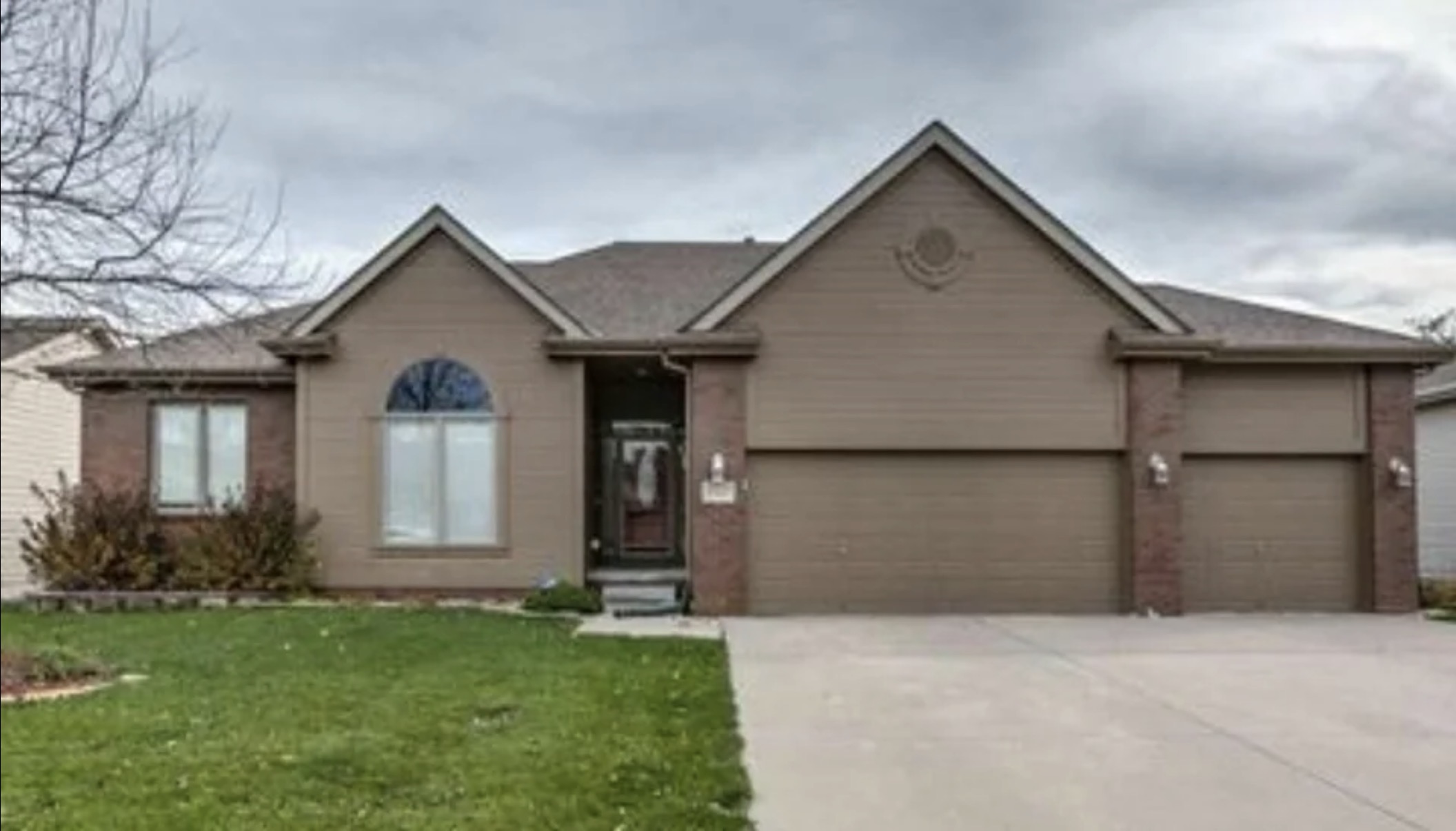 Original house before painting
