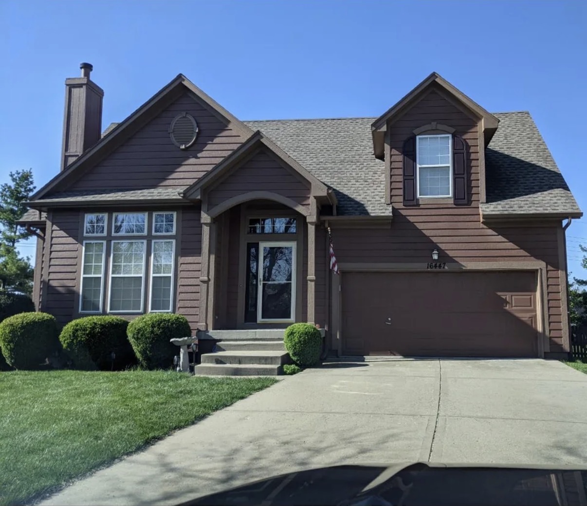 Original house before painting