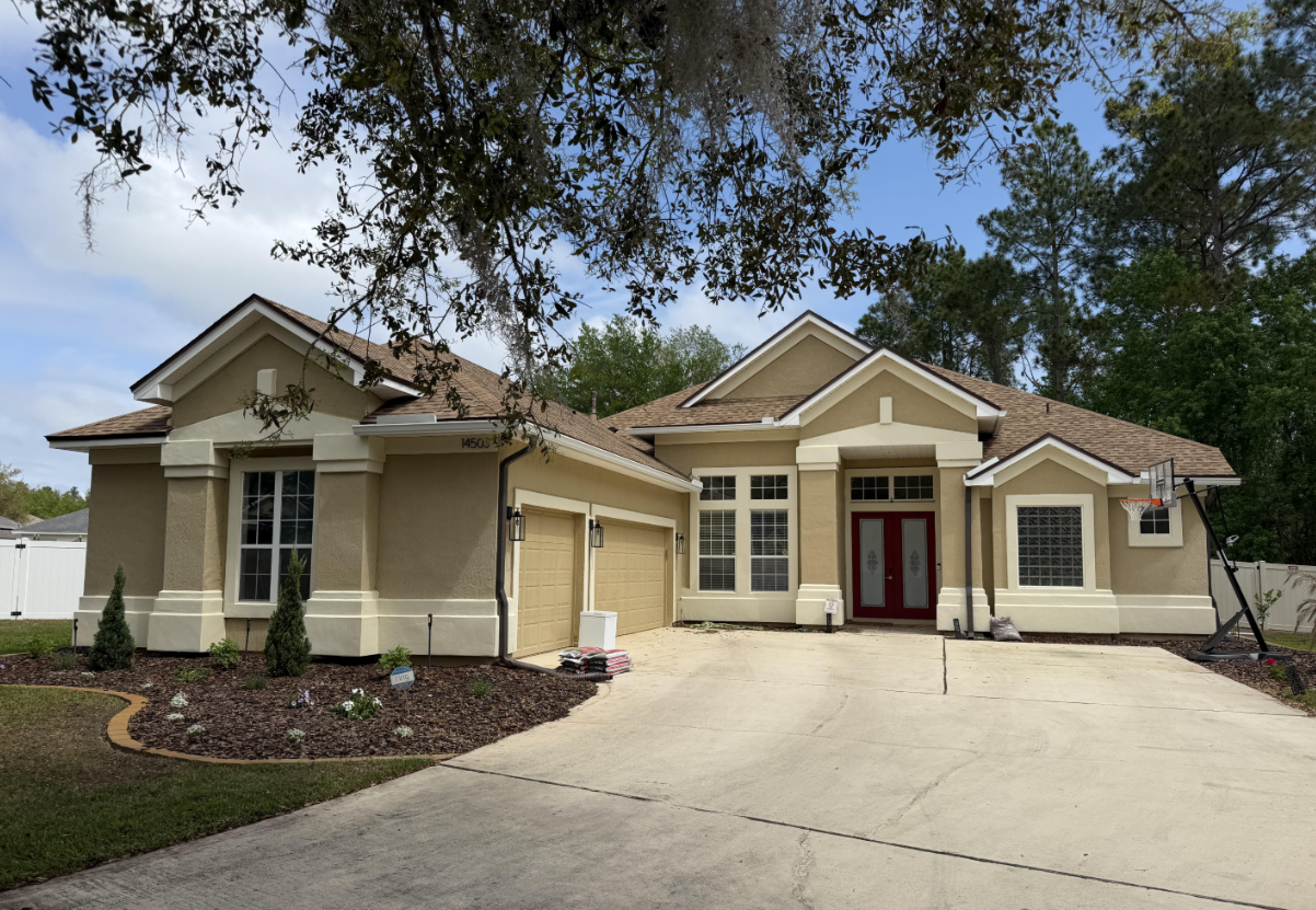Original house before painting