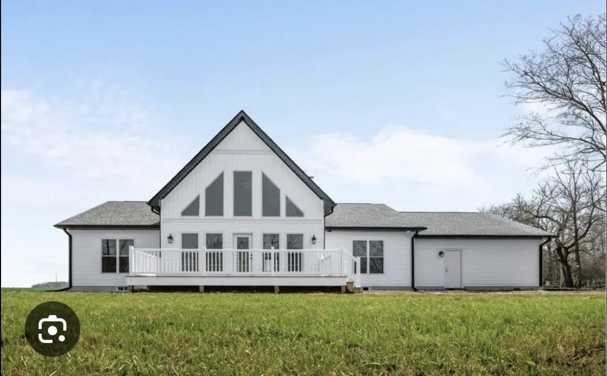 Original house before painting