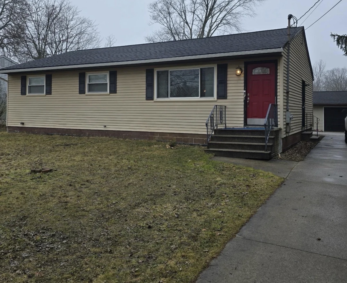 Original house before painting