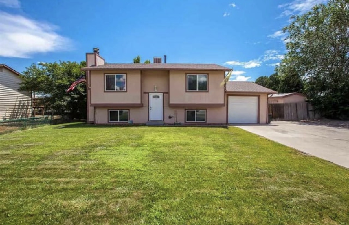 Original house before painting