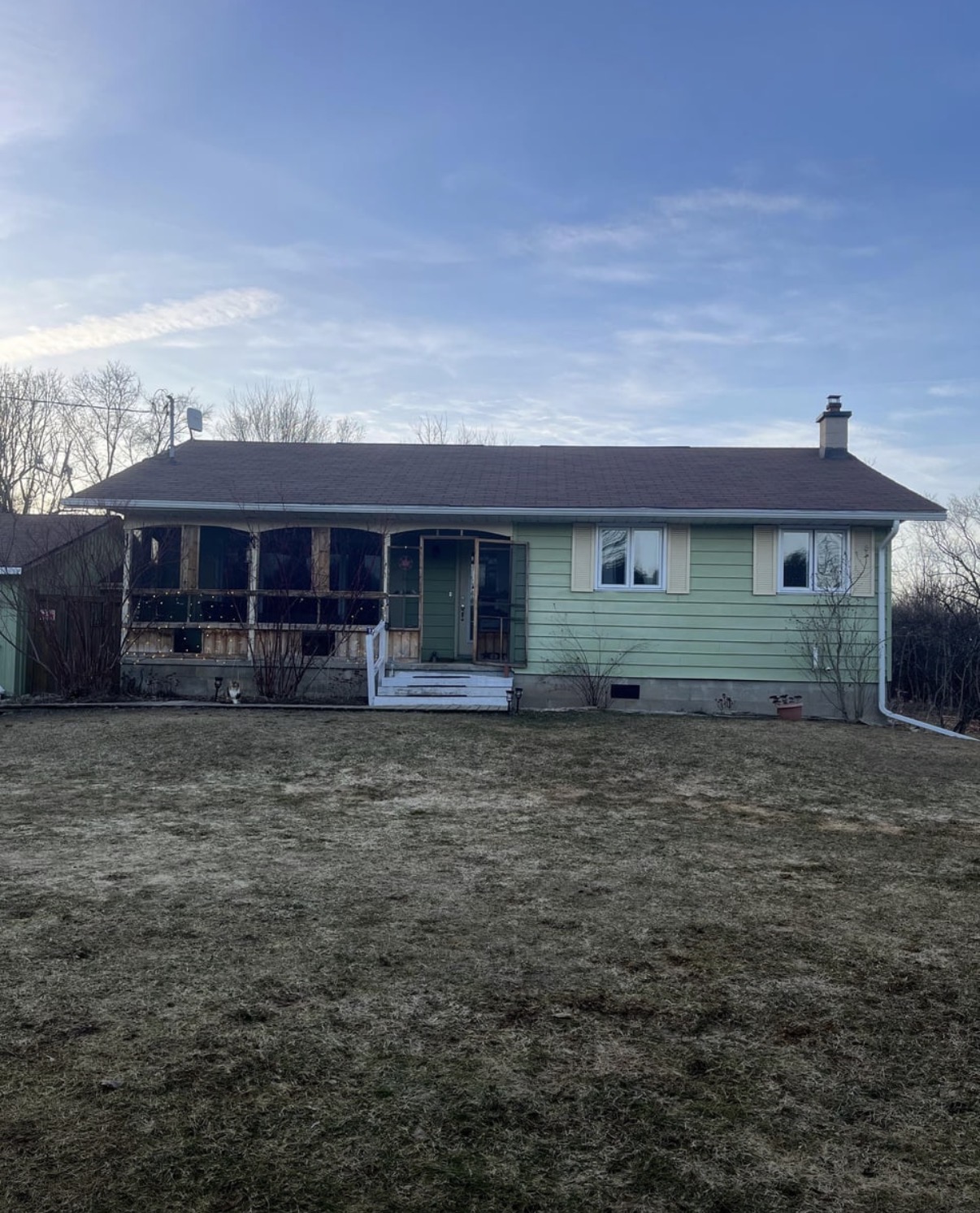 Original house before painting