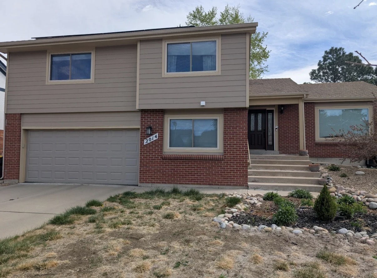 Original house before painting