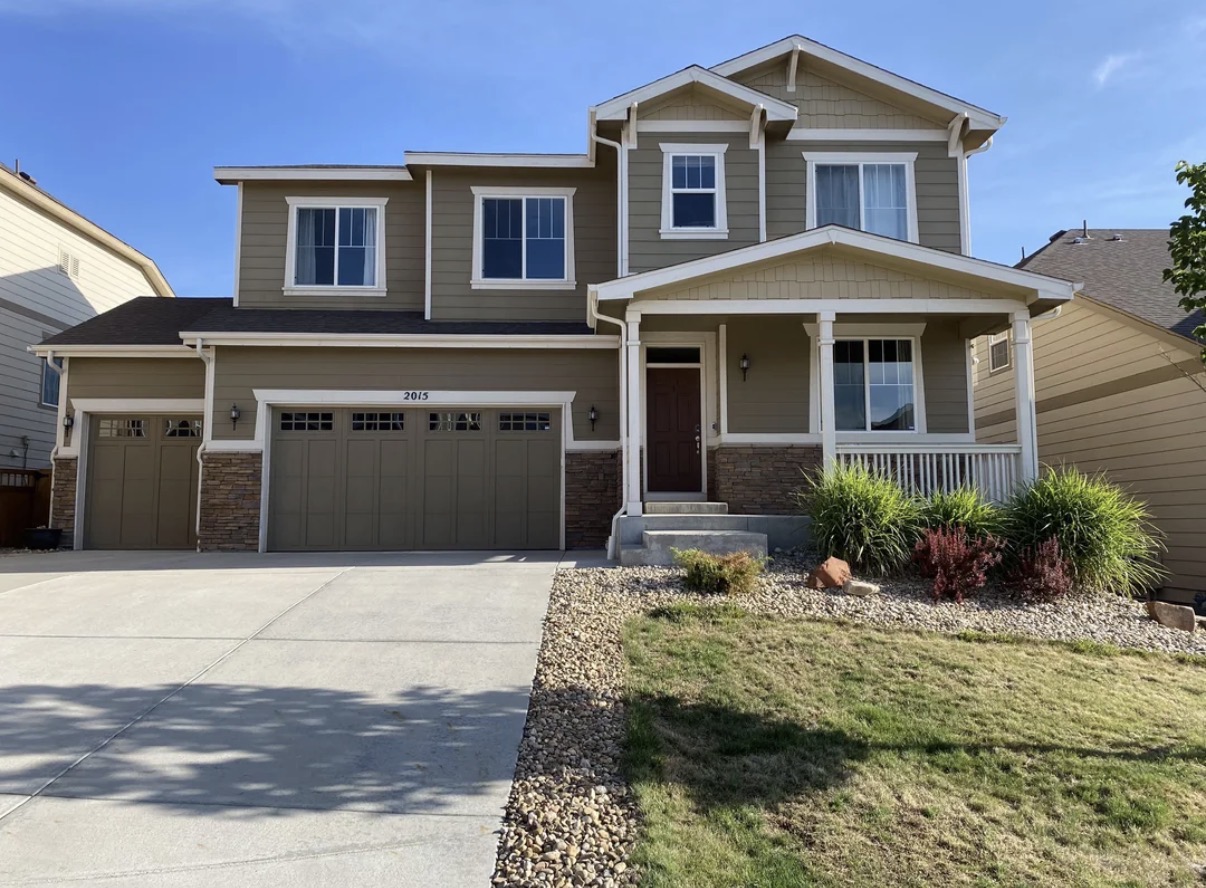 Original house before painting