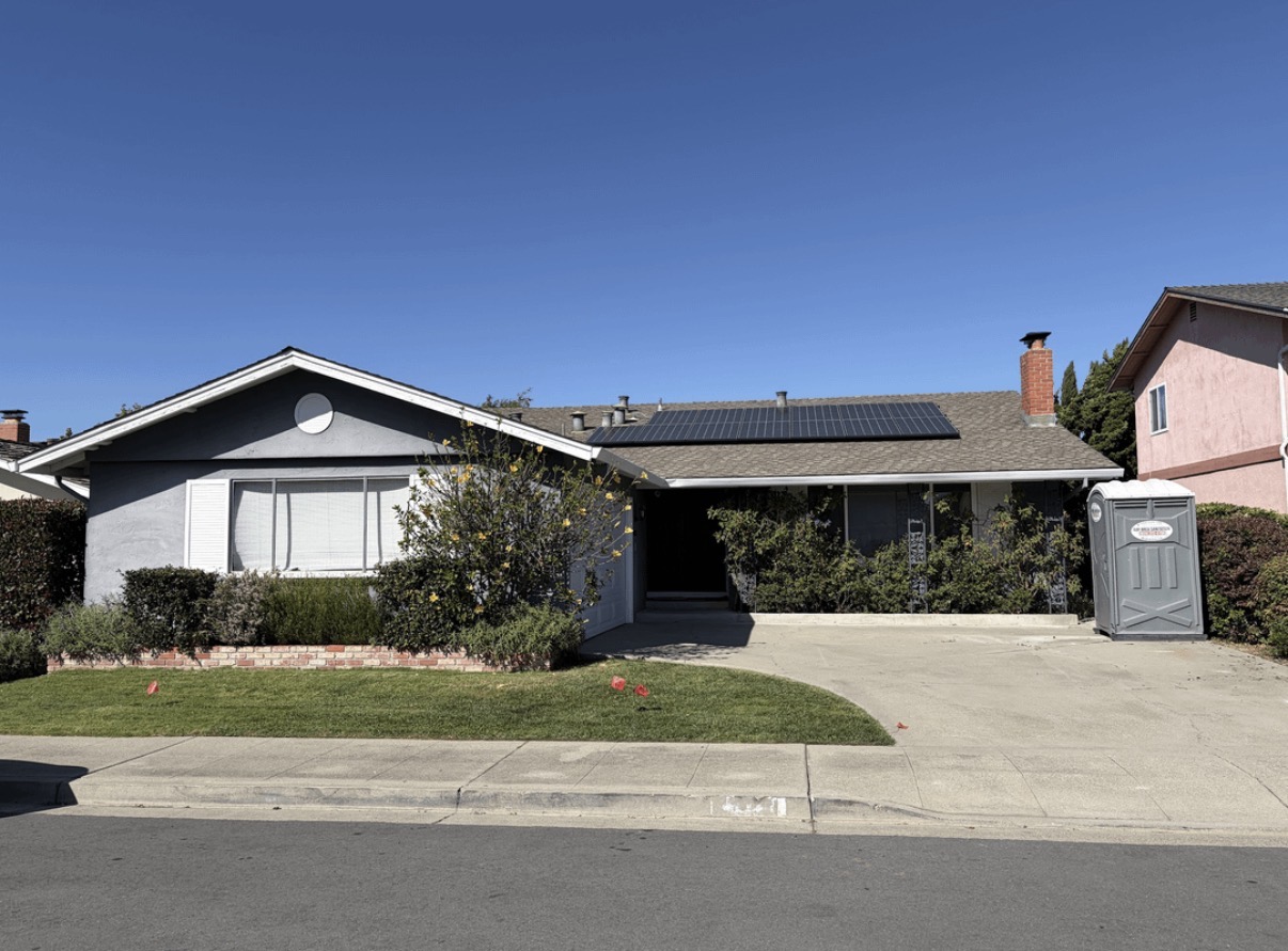 Original house before painting