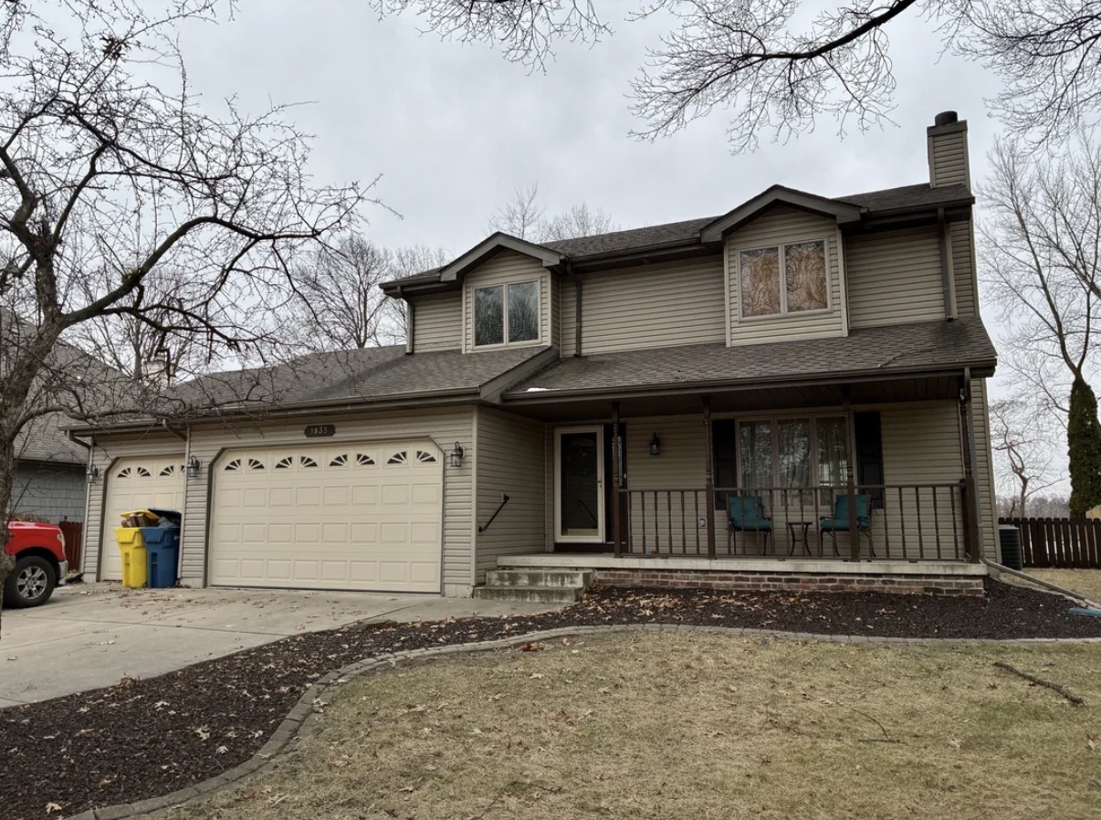 Original house before painting