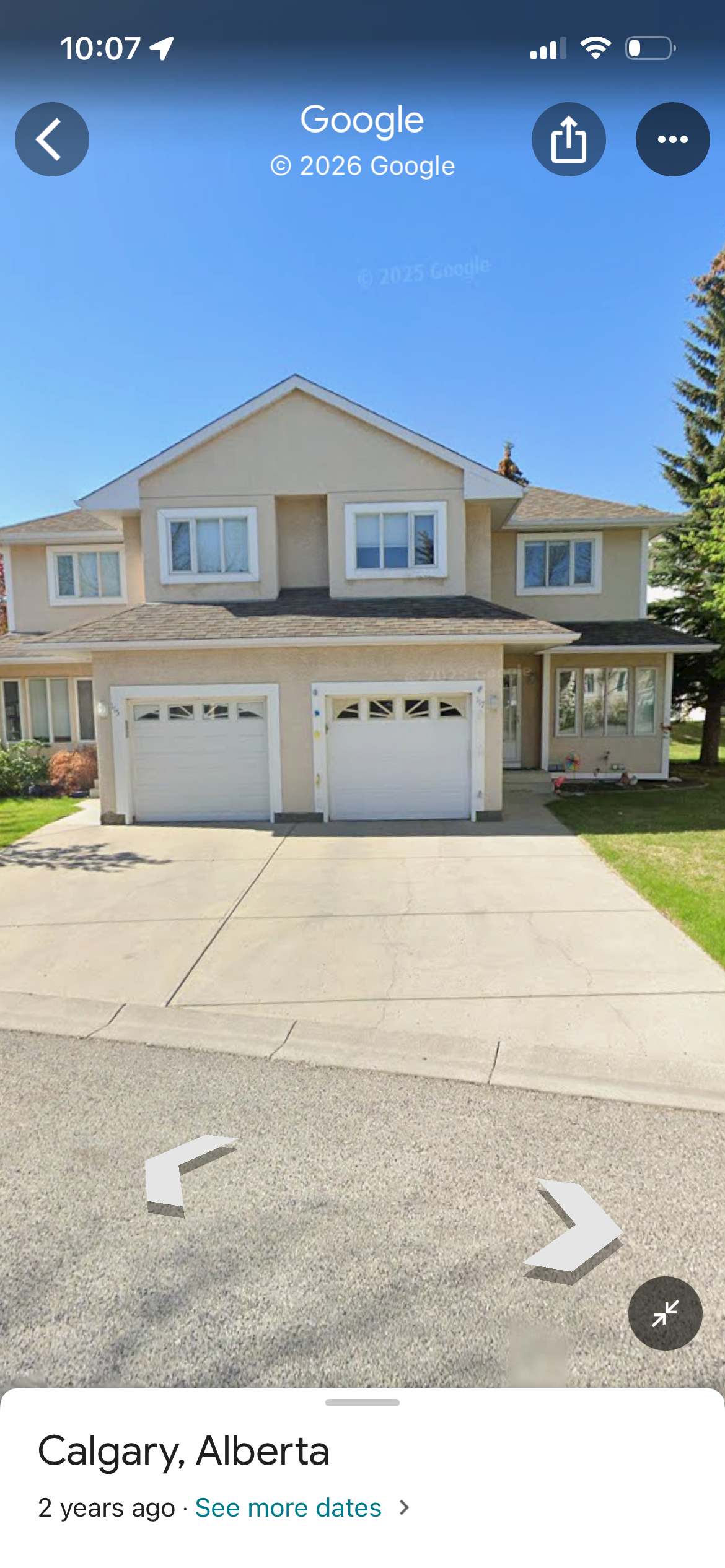 House exterior before AI paint visualization