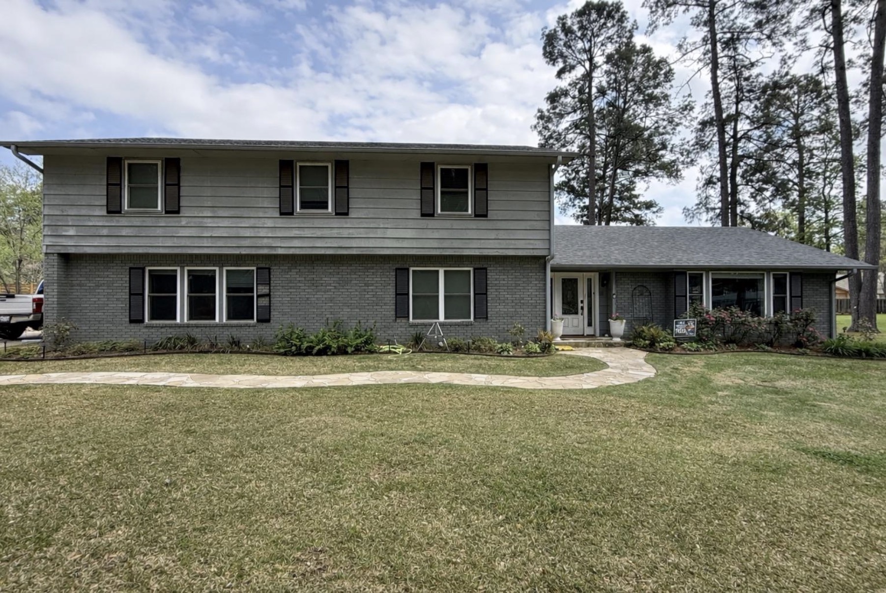 Original house before painting