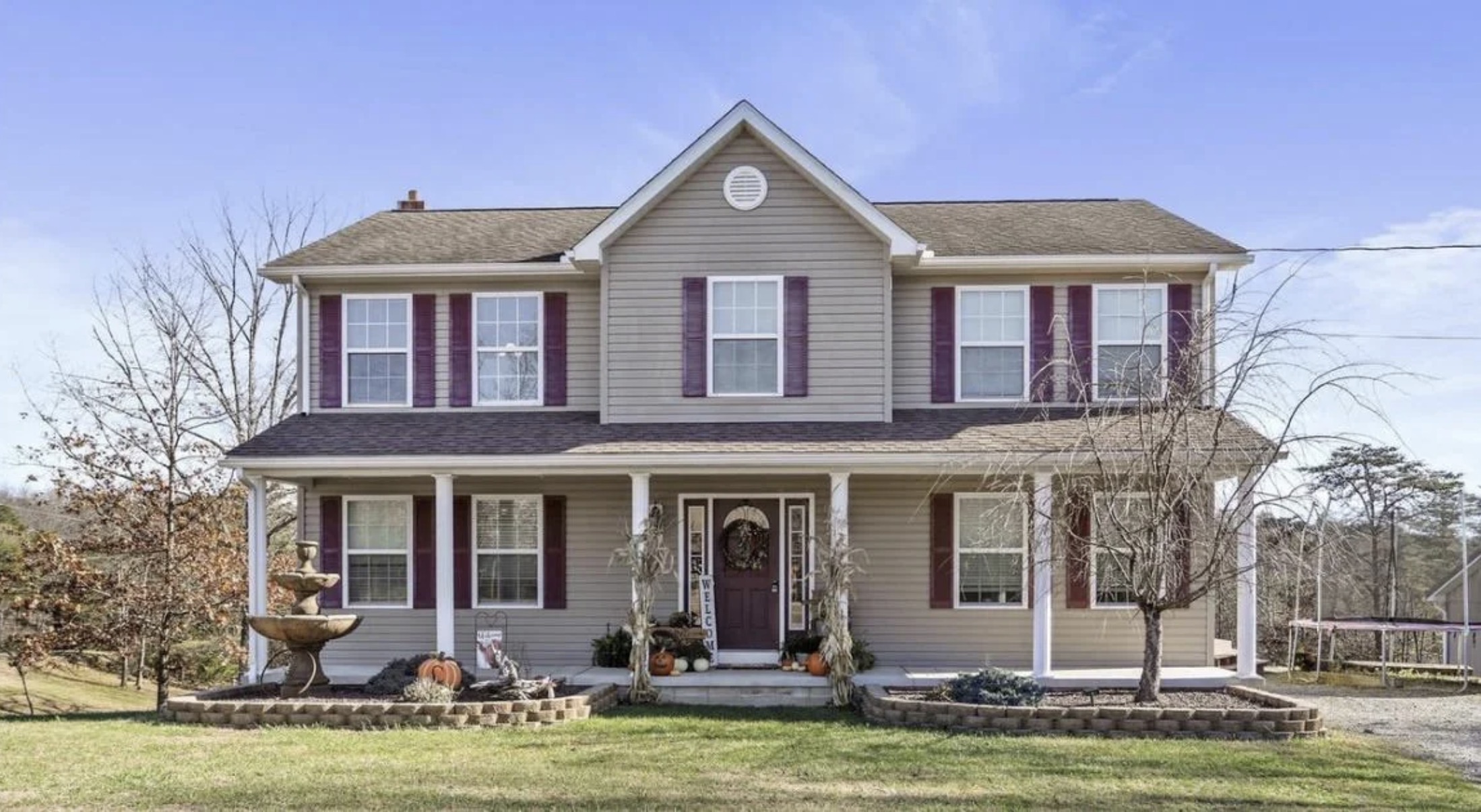 Original house before painting