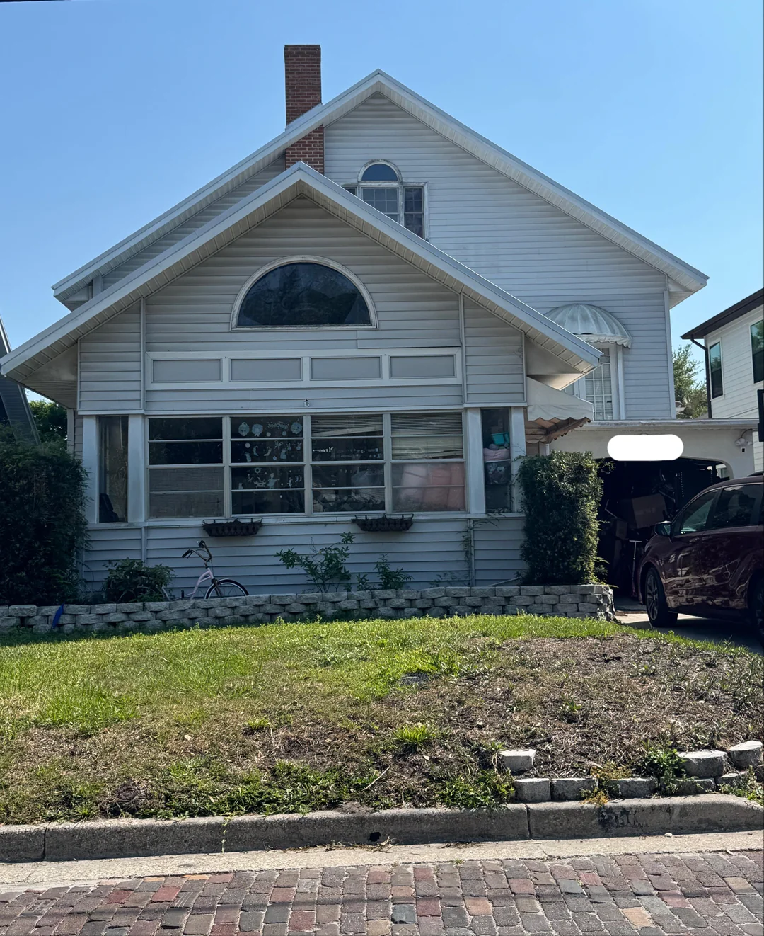 Original house before painting